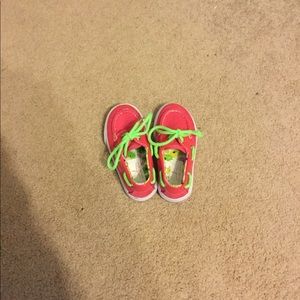 Bluefin little girls boat shoe